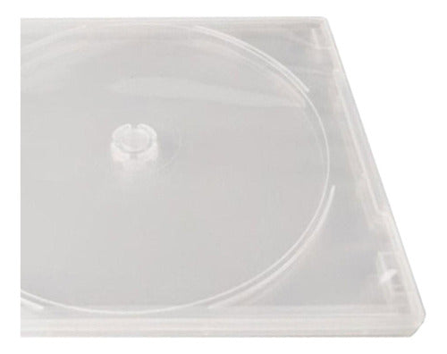 10x Capas Transparentes Para Cd, Capas Padrão Para Dvd, 2