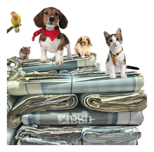 Folha Jornal P/ Pet Cachorro 300 Folhas Papel Embrulho 9 Kg 0