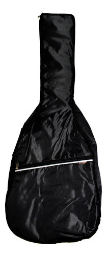 Padded Acoustic Guitar Case with Airplane Fabric 0