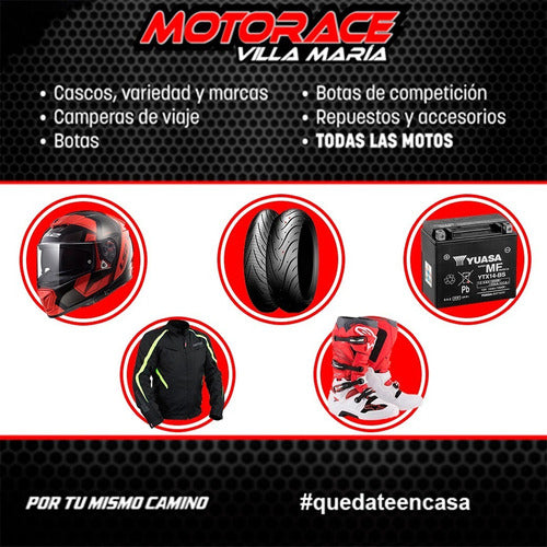 Acerbis Traje De Lluvia Moto Impermeable Negro Motorace 4