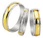 Joyería Belmar Classic Half Infinity Wedding Rings in Gold and Silver 0