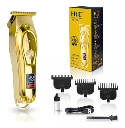 HTC Professional Hair Clipper 2 Speeds AT-176 GS 0