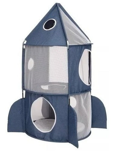 Catit Vesper Rocket Cat Tower 3 Levels Foldable 1