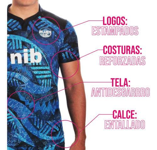 Imago Rugby Shirt Blues 2023 Premium Fabric 5