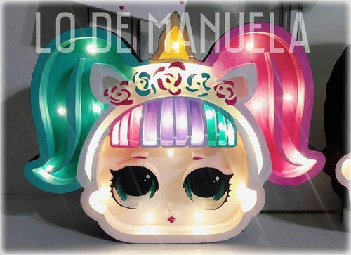 Lo de Manuela Figura Polifan Led 30 Cm Luz Candy Lol 0