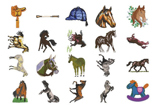 Mundo Catixci 118 Horse Embroidery Designs 4