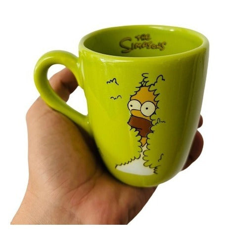 Taza Simpson Homero Arbusto 0