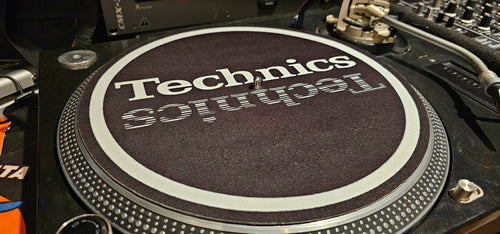 Technics Mirror Blanco Slipmat Para Bandeja Latex Lo Mejor 1