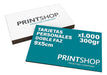 Tarjetas Personales Color Printshop 9x5 300g Doble Faz X1000 0