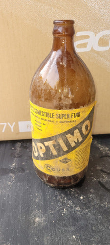 Botella Aceite Optimo Vacia No 7 0