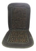 Seat Cover with Wooden Bead Massager Black Corduroy Relaxing Wood 4