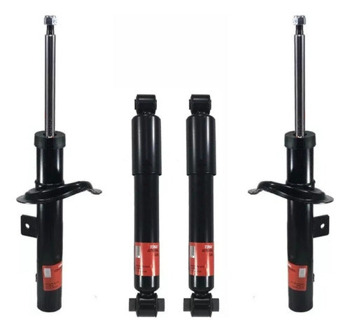 Kit of 4 TRW Shock Absorbers for Peugeot 207 0