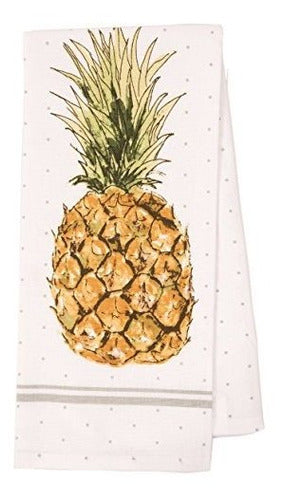 KASVER URUGUAY Pantry Pineapple Kitchen Dish Towel Set of 4 1