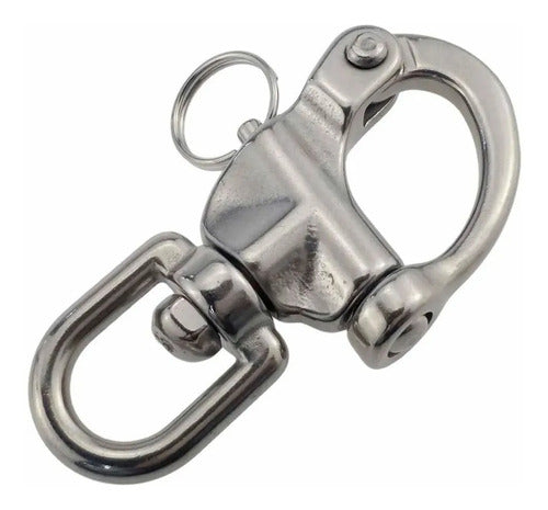 HERBY® 8180 Automatic Swivel Snap Shackle 87mm 0