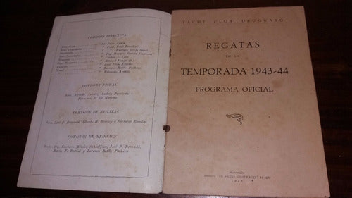 4 Tomos Yacht Club Uruguayo Tempor. 1943-44-50 Y Refugios ! 1