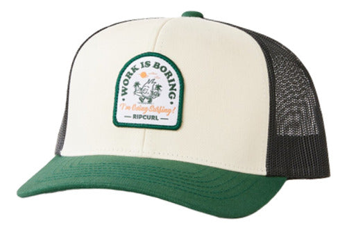 Rip Curl Gorro Cap Custom Curve Trucker-Verde - La Isla 0