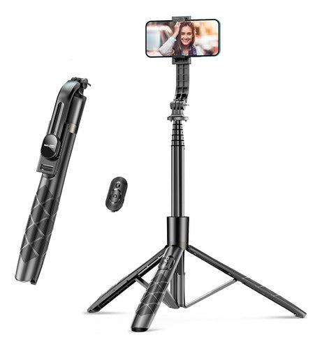 Selfieshow 62" Aluminum Alloy Selfie Stick Tripod 0