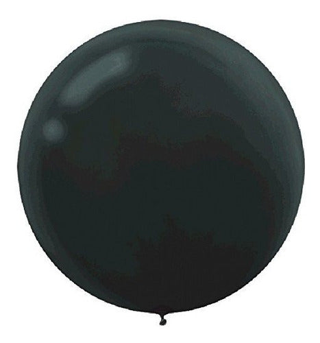 Fiesta Globos De Latex Perfecta Ronda Decoracion Negro 24 Pa 0