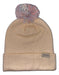 Trendy Plain Beige Women's Wool Winter Hat 13672 0