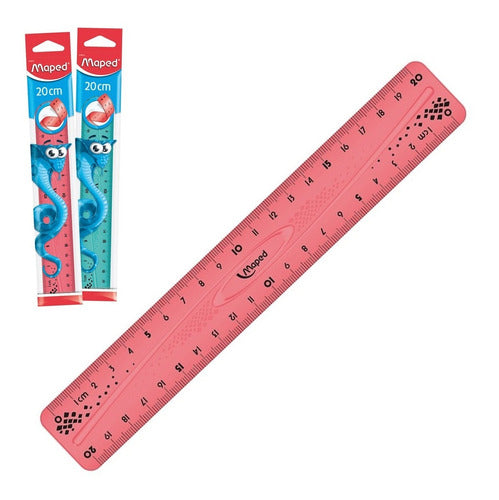 Maped Twist and Pulse Flexible 20 cm Ruler 0
