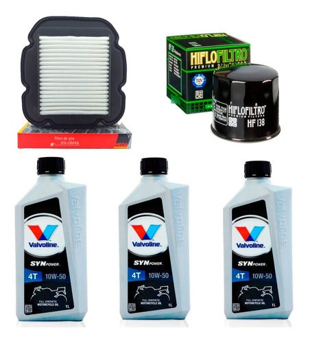 Suzuki V-Strom 650 Service Kit with Ryd Synthetic Oil Filters 0