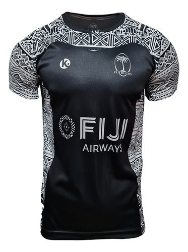 Kapho Rugby Jersey Fiji Black for Kids 0