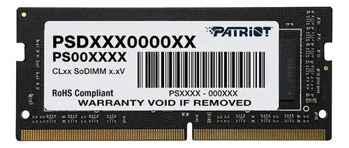 Memoria Ram Sodimm Patriot 8gb Ddr4 3200mhz Signature 0