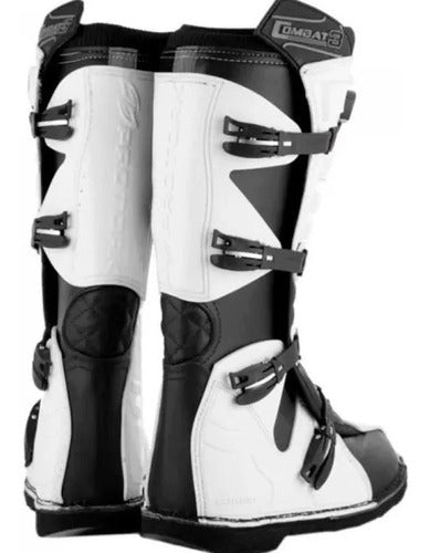 Pro Tork Cross Combat 4 White and Black Motorcycle Boots 12