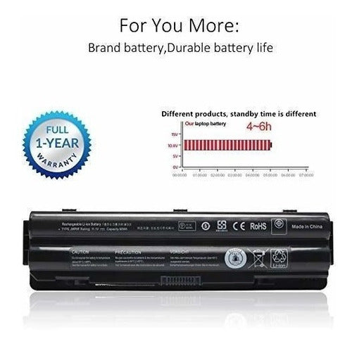 Onadrive New Replacement Battery for Dell XPS 17 L701X L702X 5