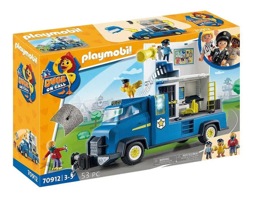 Camion De Policia Duck On Call Playmobil 53 Piezas +3 Febo 0