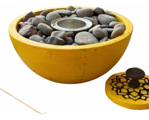 Mishinadeco Yellow Vintage Fire Pit 2