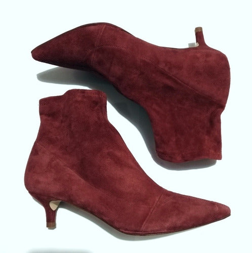 Zara Elasticated Suede Boots Size 37 - Nuestra Scale 1