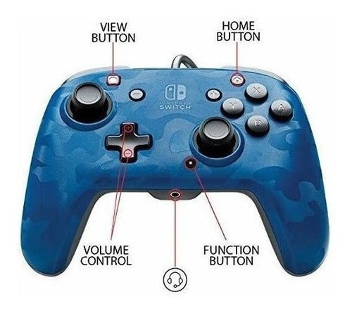 Pdp Nintendo Switch Faceoff Deluxe Audio Wired Controller - 3