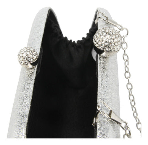 Elegant Pearl Metal Evening Clutch Bag for Women 11