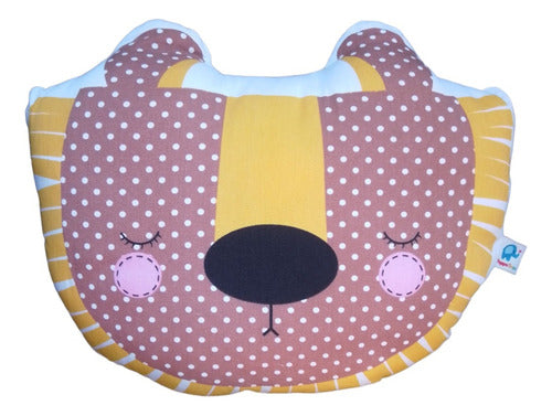 Puppo Toys Almohadón Infantil León / Muñeco De Apego Bebé Decorativo 0