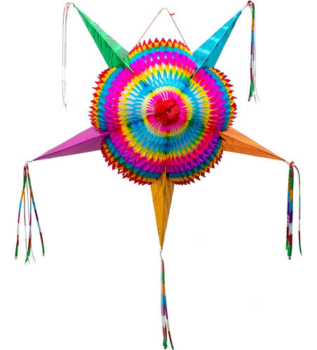 Fiesta Wraps Piñata Estrella Mexicana Auténtica De 81 Cm Para Cumpleaños 0