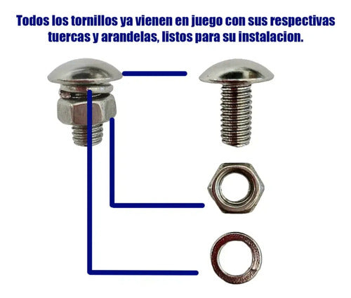 Acyc Kit Bridas Rodamiento C/tornillos Lavarropas Drean Gold 156 5