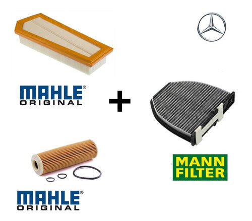 Mercedes Kit Filtros C200 C250 BluefEfficiency W204 1