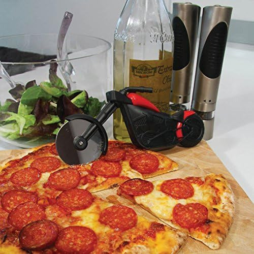 Cortador Pizza Motocicleta Cuchilla Rueda Acero Inoxidable 3