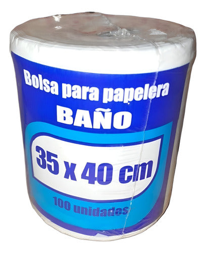 Rollo Bolsas De Residuos Papelera X100 Unidades 0