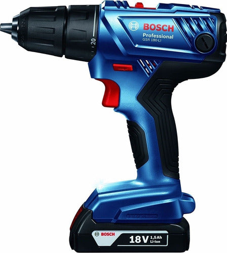 Bosch 18V Drill Screwdriver GSR 180-Li with 2 Batteries 1