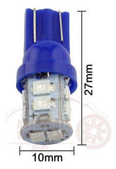 13 × Interior Luces Azules Led T10 Y 31mm Placa Mapa Luz Kit 3