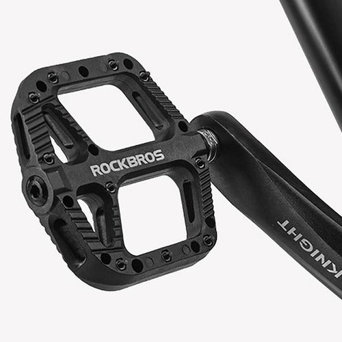 Pedales Para Bicicleta Rockbros Antideslizantes Anchos - -sd 1