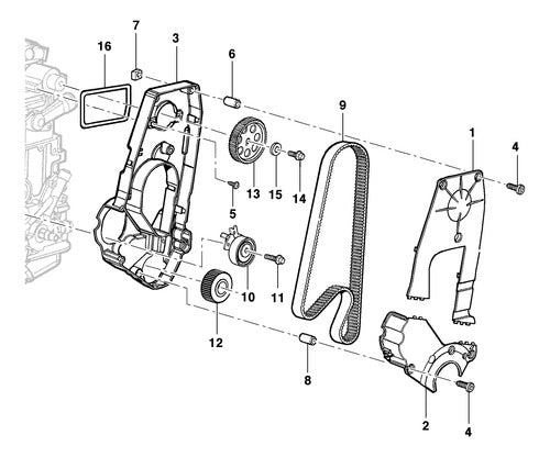 Timing Gear for Chevrolet Corsa 2 1.8 8v 1