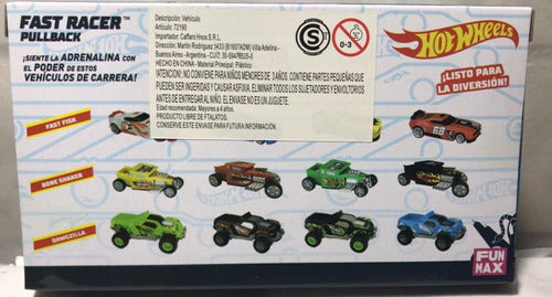 Hot Wheels Pull Back Vehicle 13cm 72190 1