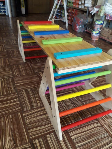 Triangulo Trepador Montessori Pikler 4