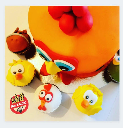 Torta Infantil Granja De Zenon Bartolito Sin Tacc Sin Gluten 1