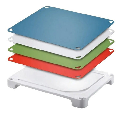 Leifheit 5-in-1 Chopping Board with Interchangeable Plates 5
