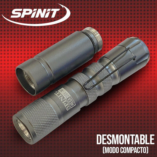 Spinit Mega 301w Compact Tactical LED Flashlight 2