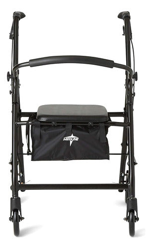 Medline Aluminum Walker with Seat, Walker 1